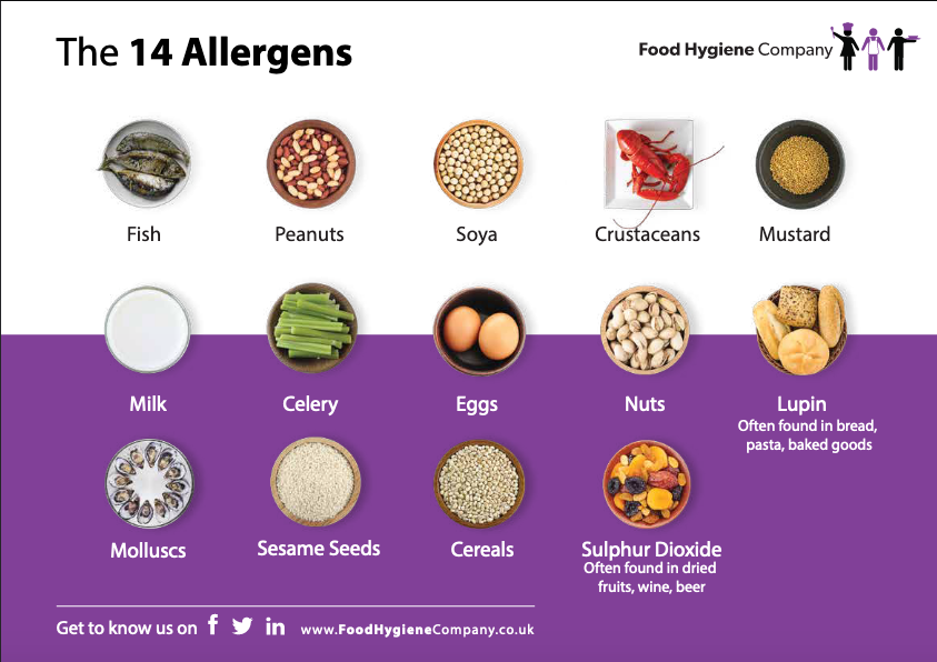 Food Allergen Poster FHC Free Resources FHC Blog